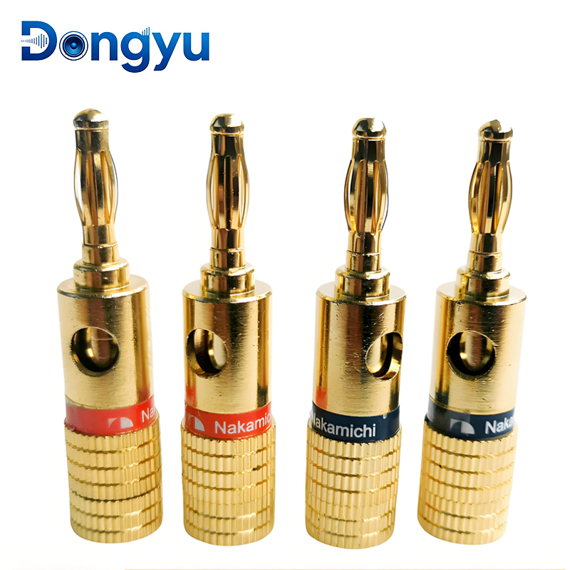 Audio Music Video - 4MM Nakamichi Banana Connector Plugs Jack