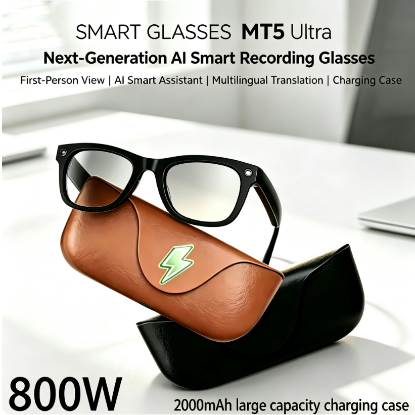 Audio Music Video - 2026 AI smart Glasses HD 800W
