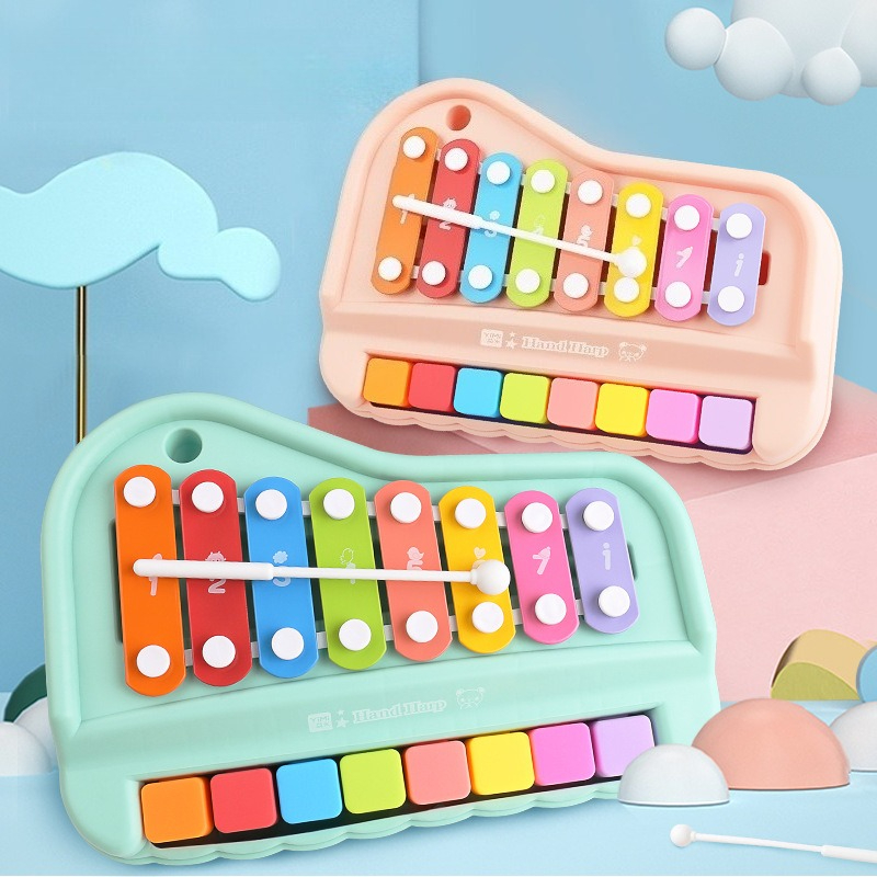 Audio Music Notes - 8-Note Xylophone Piano 2-in-1 Early Educational