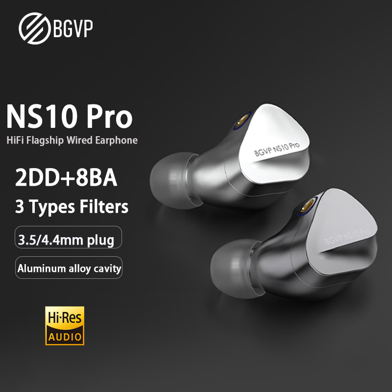 Audio Music Technology - BGVP NS10 Pro 8BA+2DD Hybrid Drive