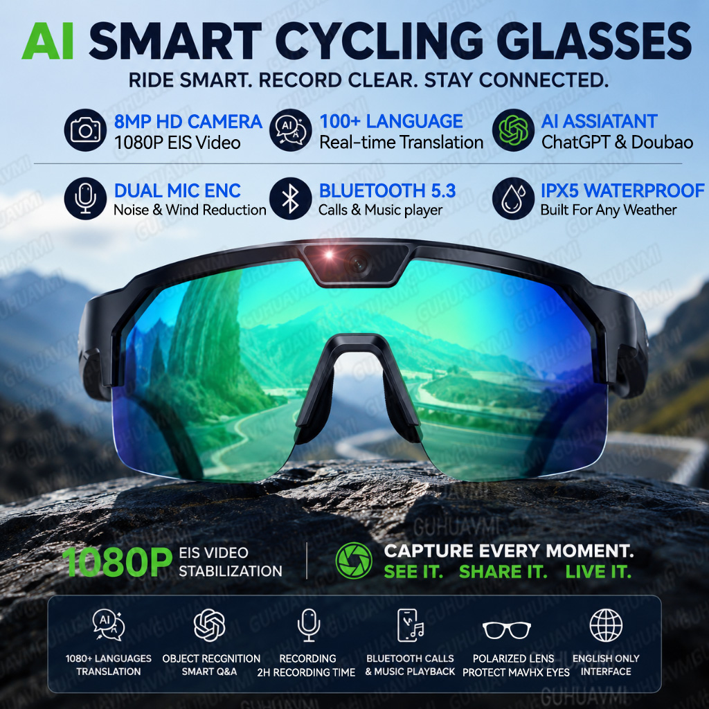 Audio Music Video - 2026 Upgrade Smart Glasses with 8MP