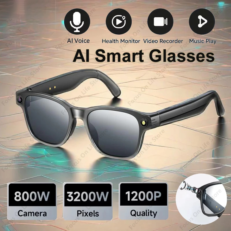 Audio Music Video - AI Smart Glasses 8 Million Camera