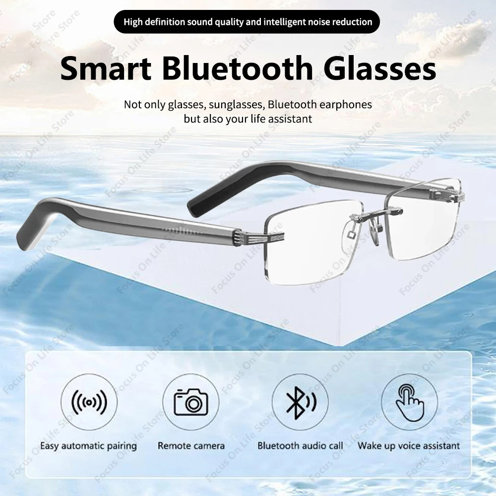 Smart Bluetooth Glasses Wirele - đánh giá và giá Audio Music Bluetooth