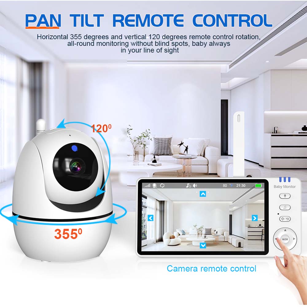 5 Inch Video Baby Monitor Indo - đánh giá và giá Audio Music Video