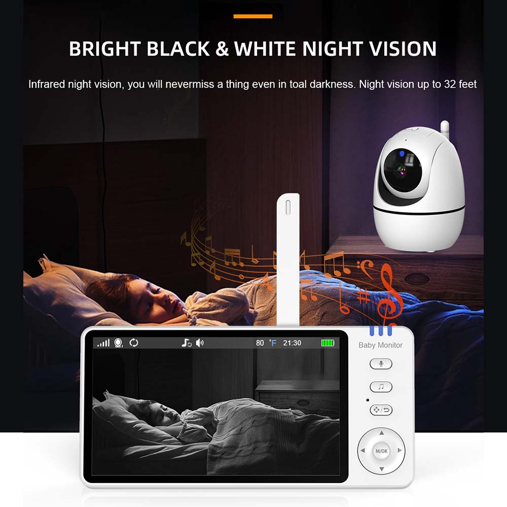 5 Inch Video Baby Monitor Indo - đánh giá và giá Audio Music Video