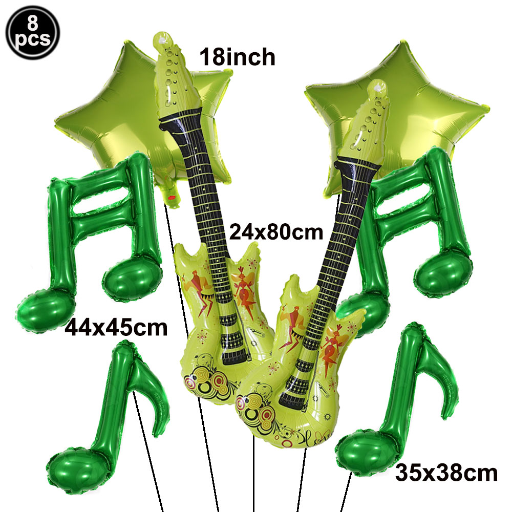 Music Themed Party Balloon Set - đánh giá và giá Audio Music Notes