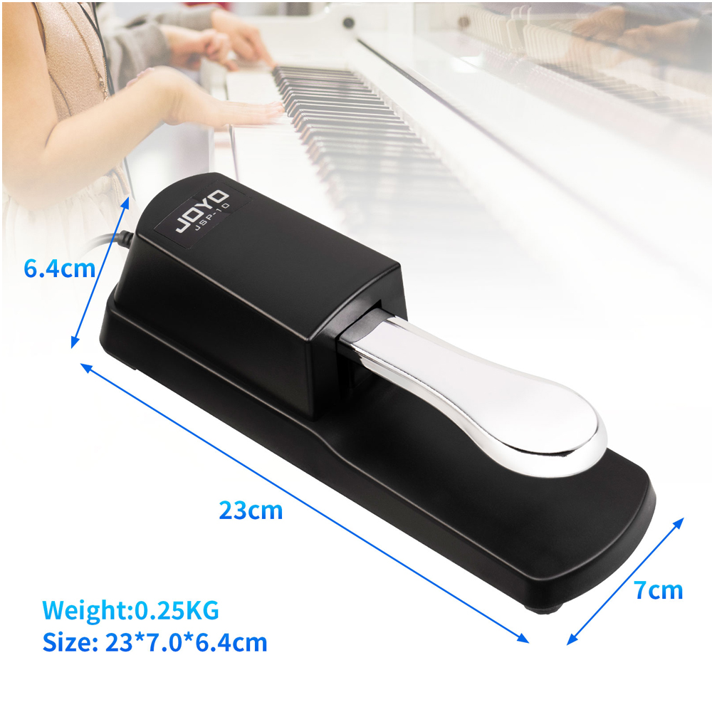 JOYO JSP-10 Sustain Pedal 6.35 - đánh giá và giá Piano Sustain Pedal