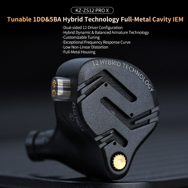 KZ ZS12 PRO X Metal Earphones  - đánh giá và giá Audio Music Technology