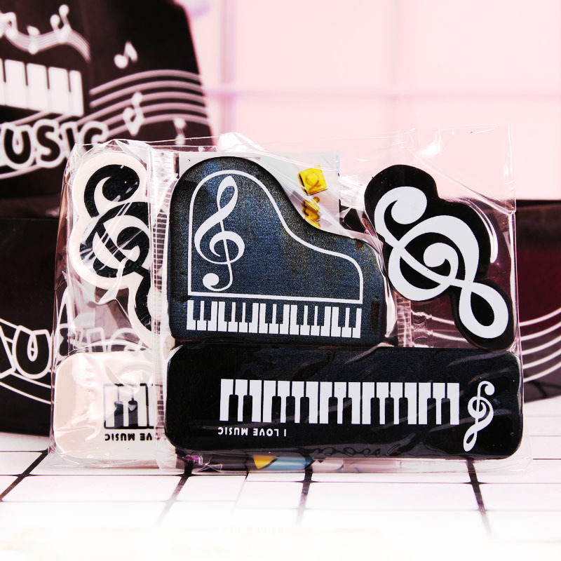 3Pcs/Set Creative Musical Pian - đánh giá và giá Audio Music Notes