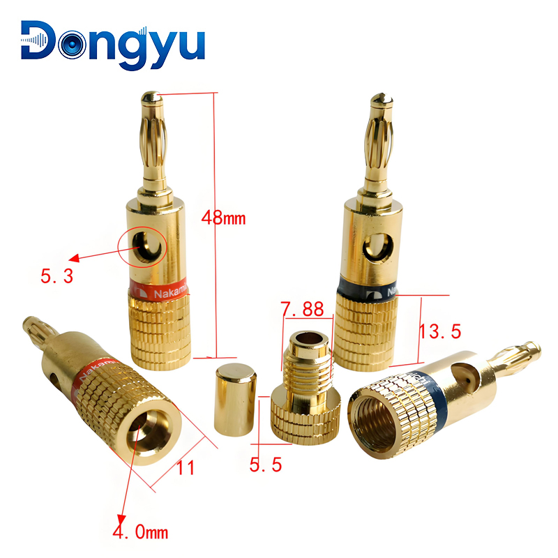 4MM Nakamichi Banana Connector - đánh giá và giá Audio Music Video