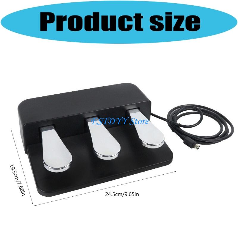 G6DE Bàn đạp bền vững thân thi - đánh giá và giá Piano Sustain Pedal