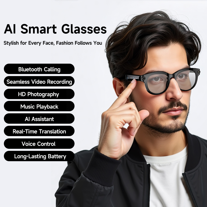 Lenovo 8K HD AI Smart Glasses  - đánh giá và giá Audio With Music Ai
