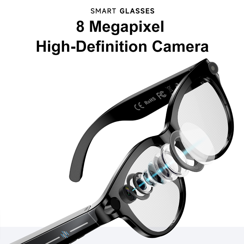 Lenovo 8K HD AI Smart Glasses  - đánh giá và giá Audio With Music Ai
