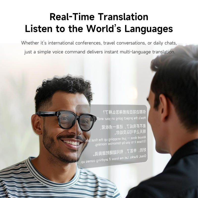 Lenovo 8K HD AI Smart Glasses  - đánh giá và giá Audio With Music Ai