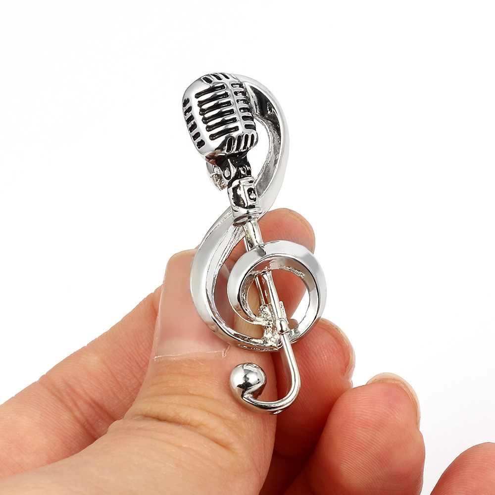 Elegant Microphone Music Note  - đánh giá và giá Audio Music Notes