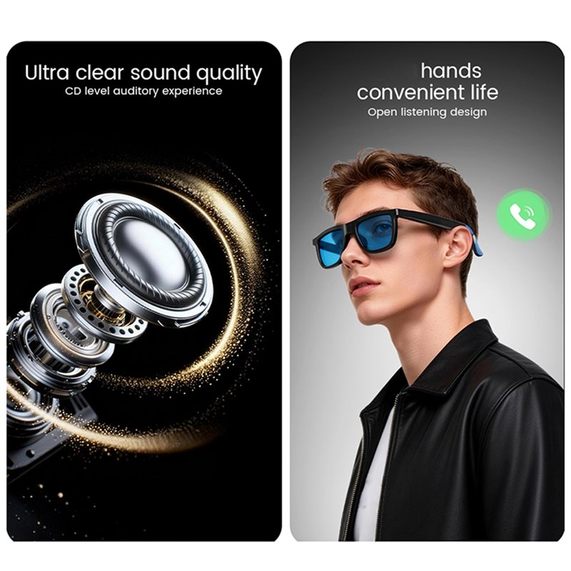 AI Smart Audio Glasses Touch T - đánh giá và giá Audio With Music Ai