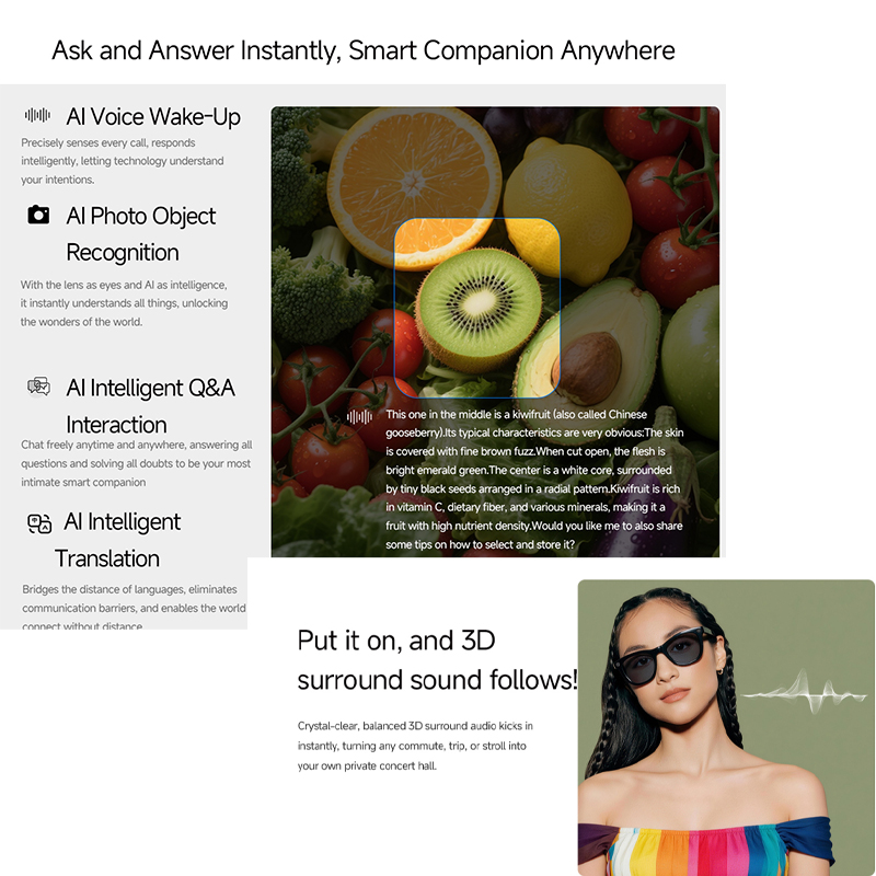 2026 AI smart Glasses HD 800W  - đánh giá và giá Audio Music Video