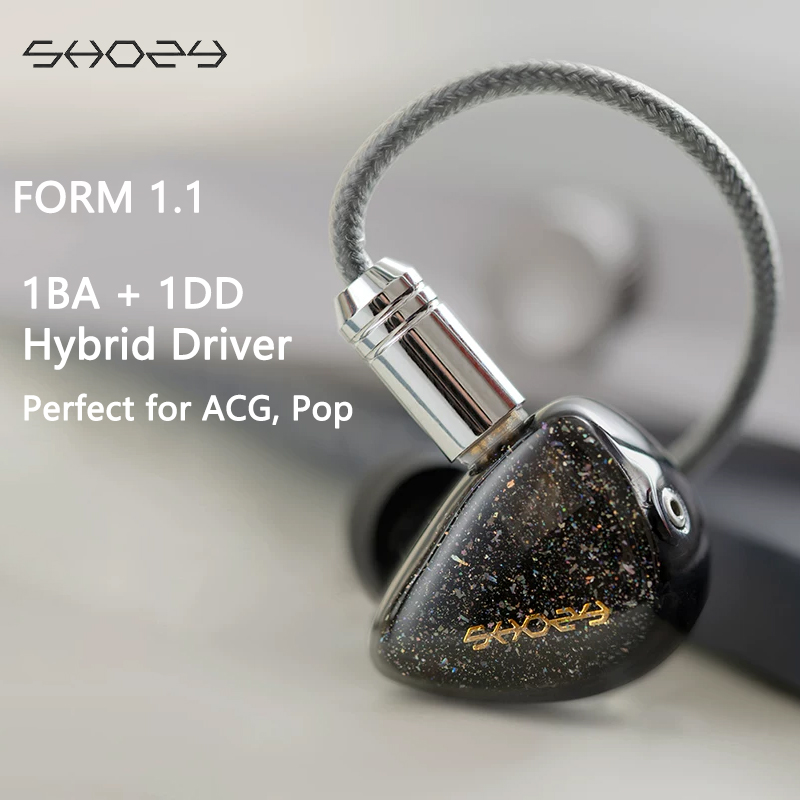 Shozy Form 1.1 Hybrid IEM Wire - đánh giá và giá Audio Music Technology