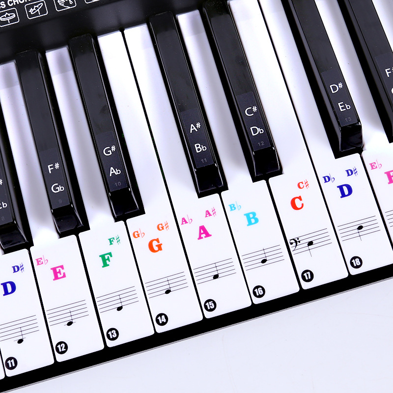 Transparent Piano Keyboard Sti - đánh giá và giá Audio Music Notes