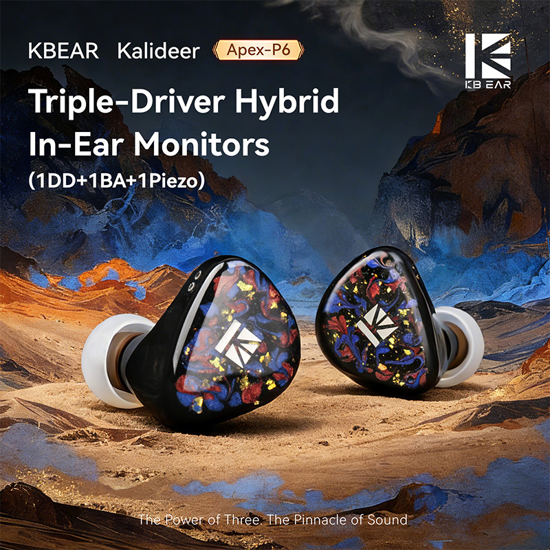  KBEAR Kalideer Apex-P6 HiFi  - đánh giá và giá Audio Music Technology