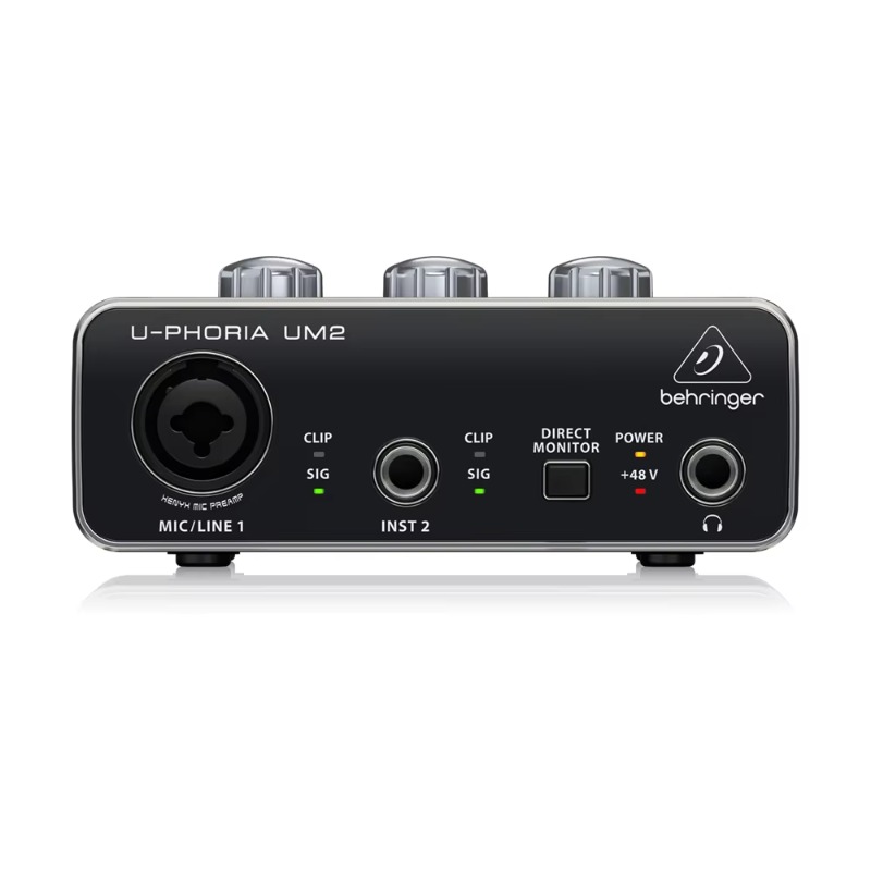 Behringer U-Phoria UM2 Sound C - đánh giá và giá Audio Music Sound