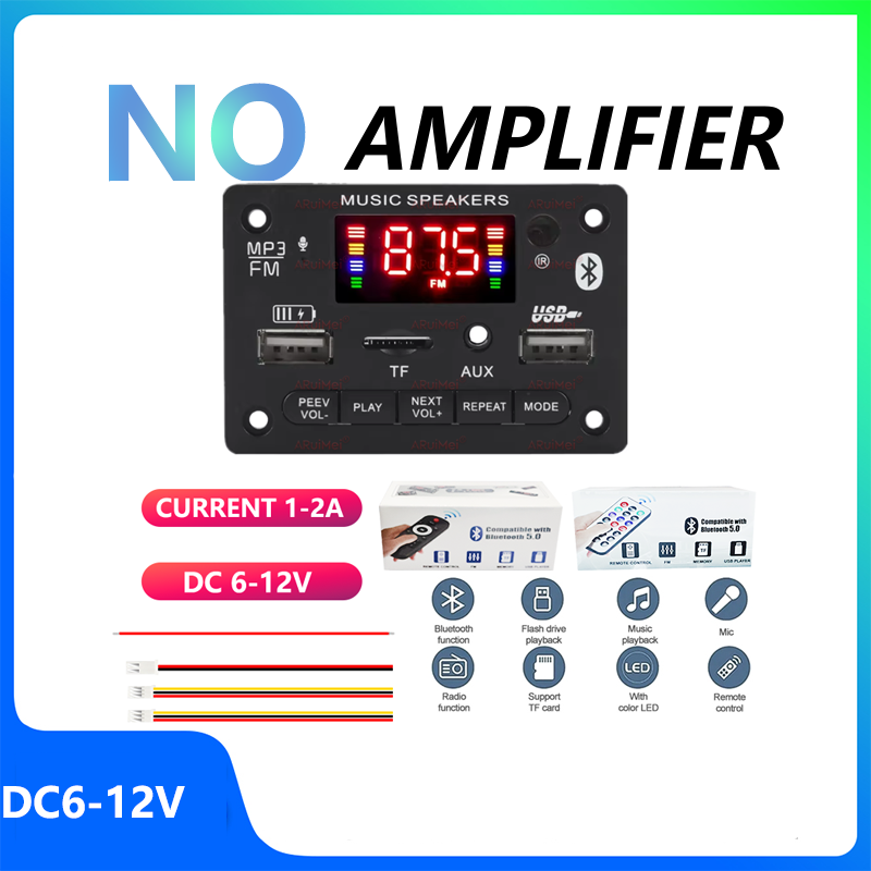 Without an amplifier Bluetooth - đánh giá và giá Audio Without Music