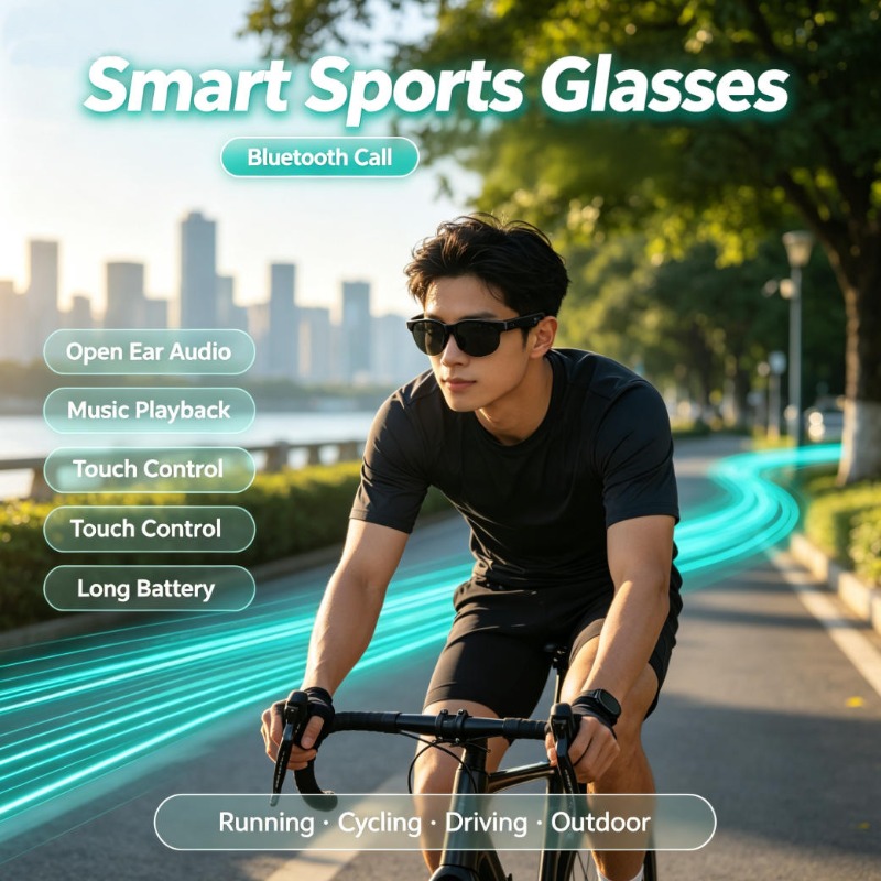 Smart Sports Glasses Open Ear  - đánh giá và giá Audio Music Bluetooth