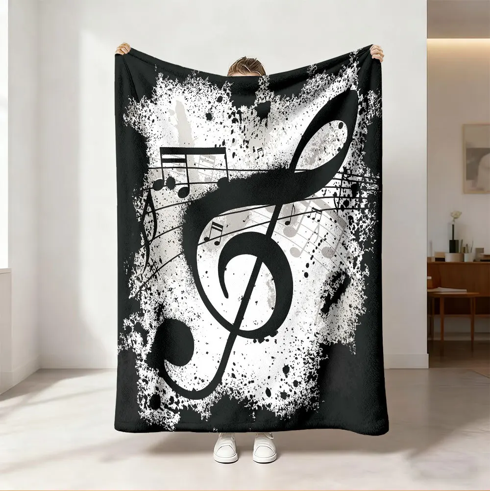 Throw Blanket Vibrant Neon Rai - đánh giá và giá Audio Music Notes