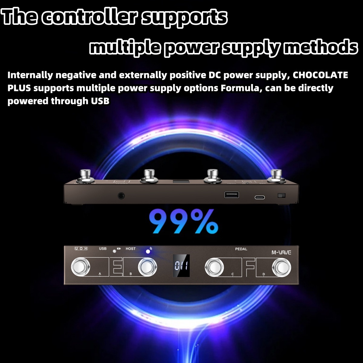 M-VAVE Chocolate Plus Wireless - đánh giá và giá Piano Sustain Pedal