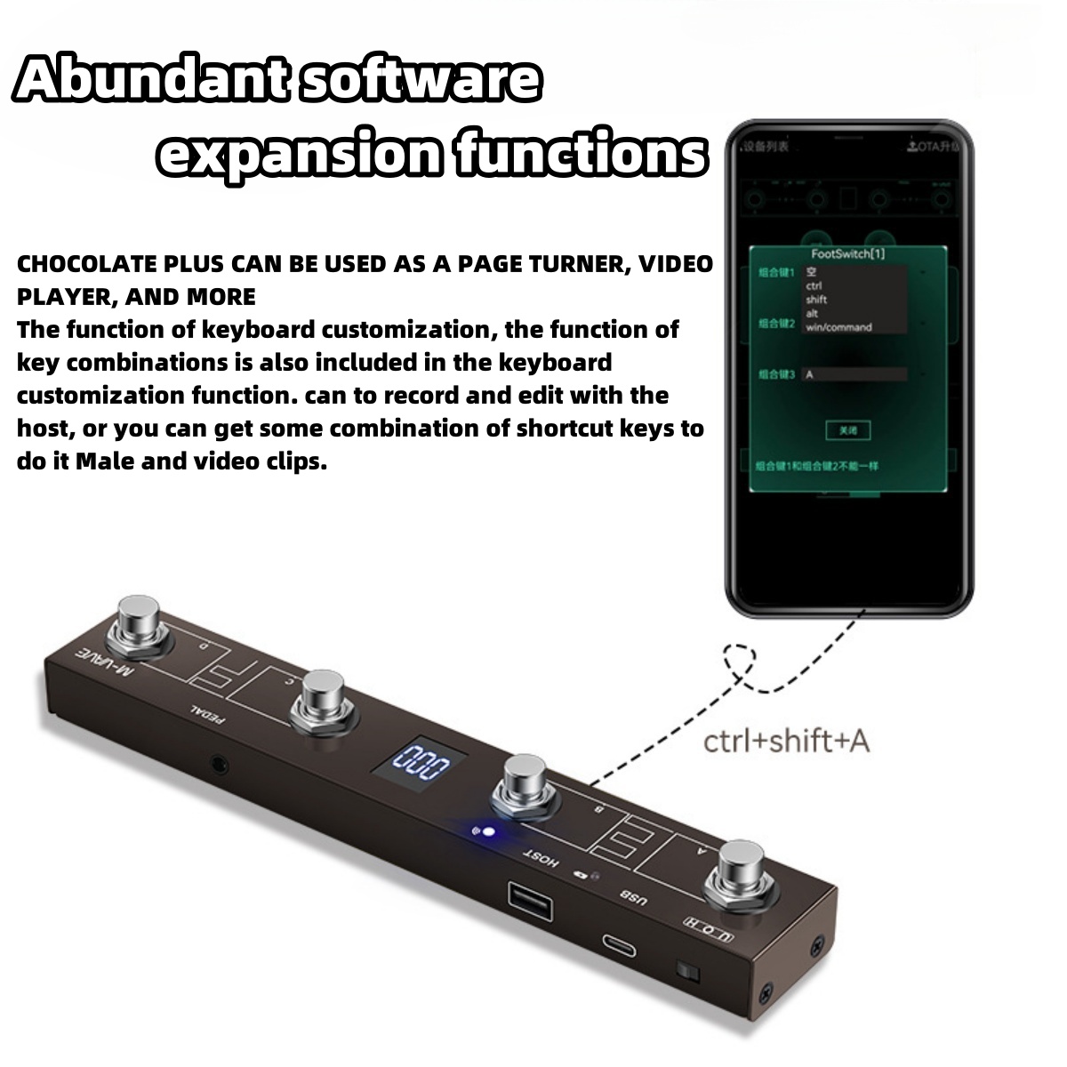 M-VAVE Chocolate Plus Wireless - đánh giá và giá Piano Sustain Pedal