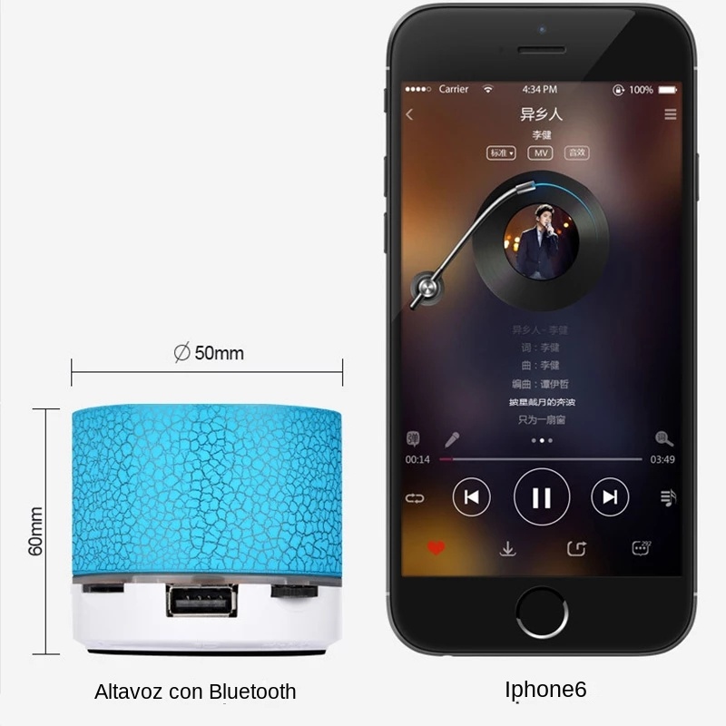 Mini Portable Outdoor Speaker  - đánh giá và giá Audio Music App