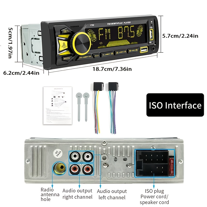1DIN In-Dash FM Car Radio Ster - đánh giá và giá Audio Without Music