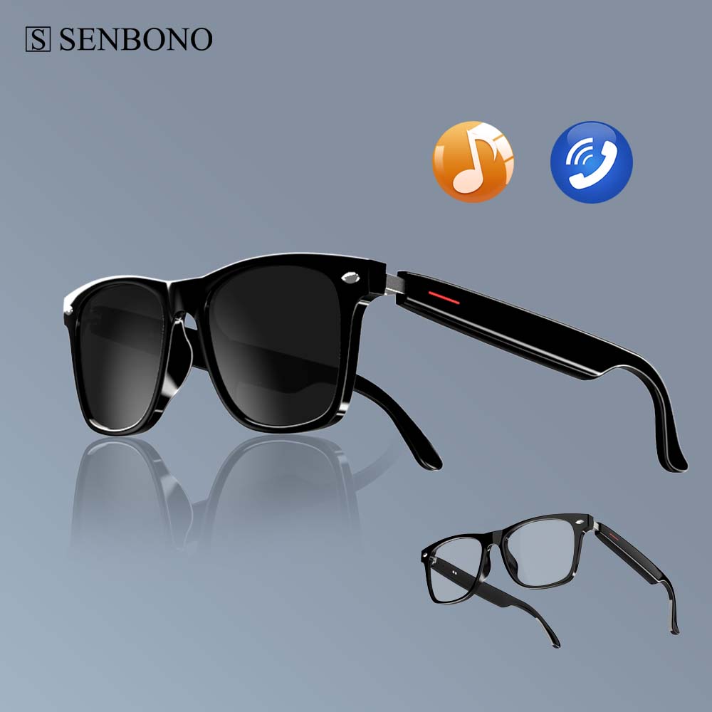 SENBONO E13 Smart Glasses:Blue - đánh giá và giá Audio Music Bluetooth